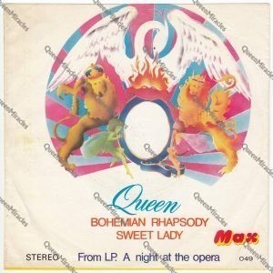 Queen Bohemian Rhapsody Turkey 1976 7" single front